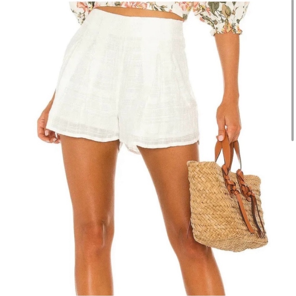 NWT - L*Space Ioana Short- White Check- Large